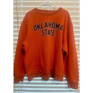 Vintage Oklahoma State OSU Cowboys Nike Crewneck Sweatshirt Orange Y2K